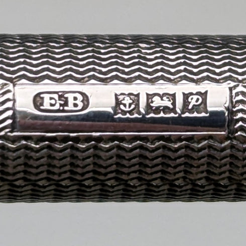 1964 British Yard O' Red Sterling Silver Push-Pull Pencil in Case